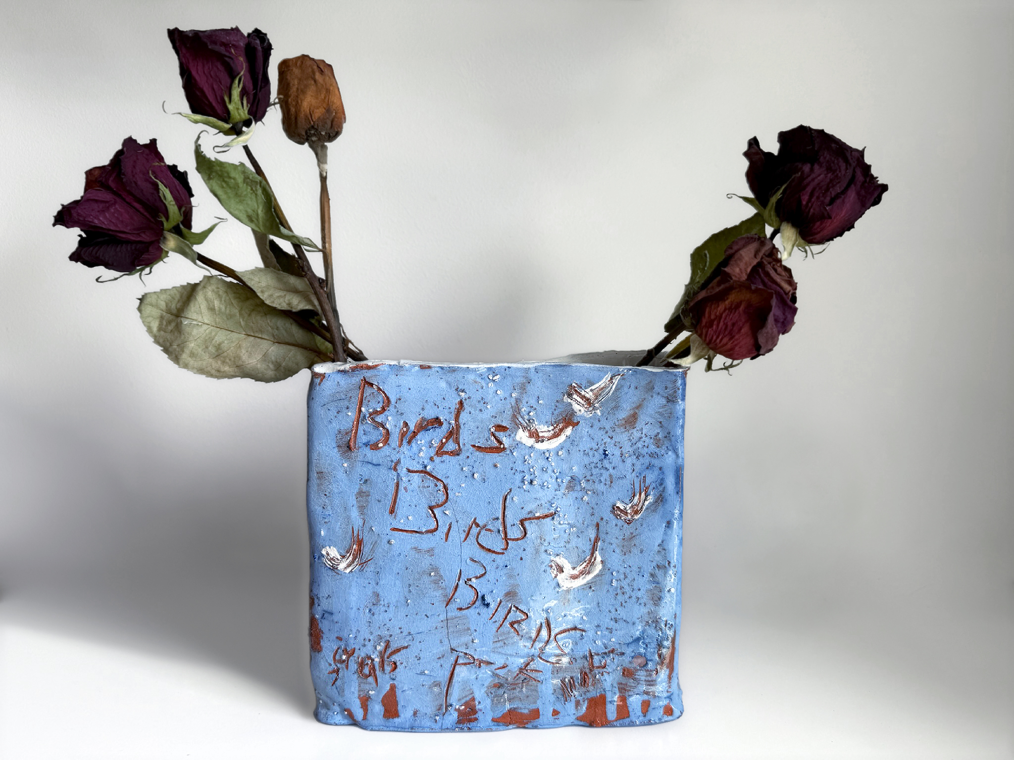 Poem - Birds of Night Vase